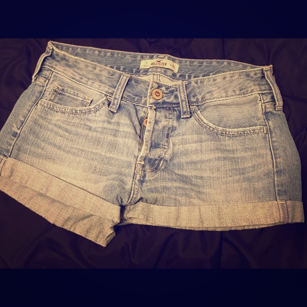 Hollister Button Fly Jean Shorts